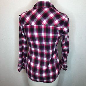 Pink plaid top by PINk by Victoria’s Secret small